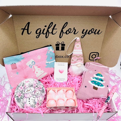 Pink Christmas Box